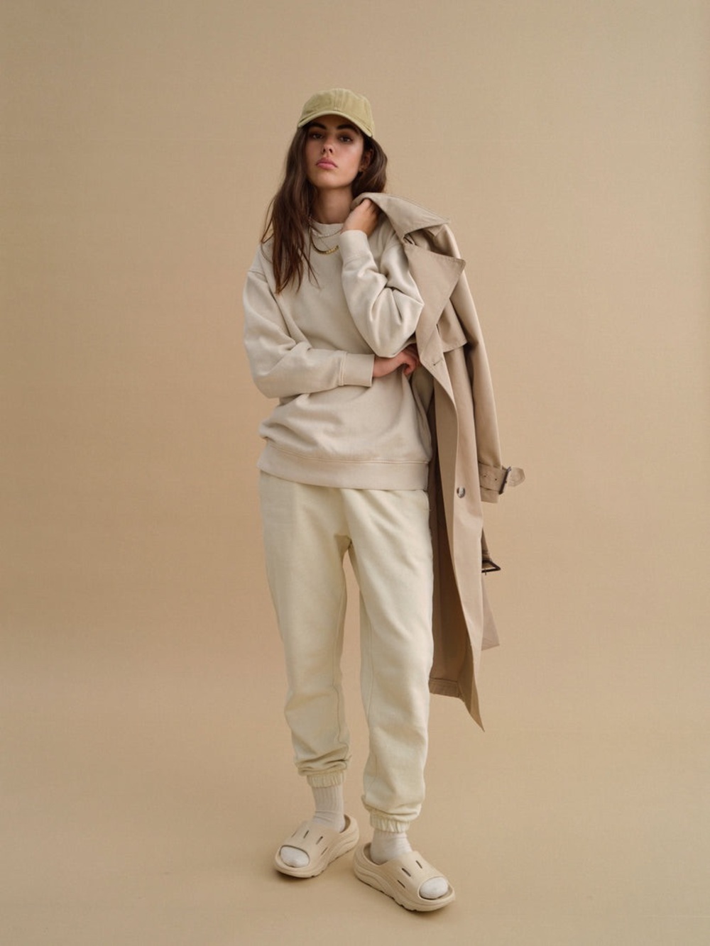 MATE the Label Cream Track Joggers